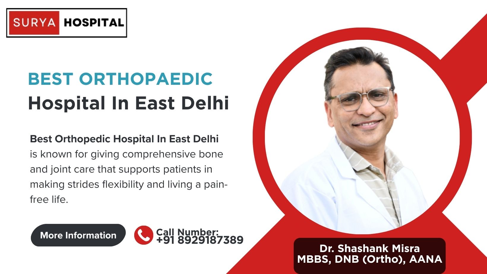 Best Orthopedic Hospital In East Delhi for Joint Care